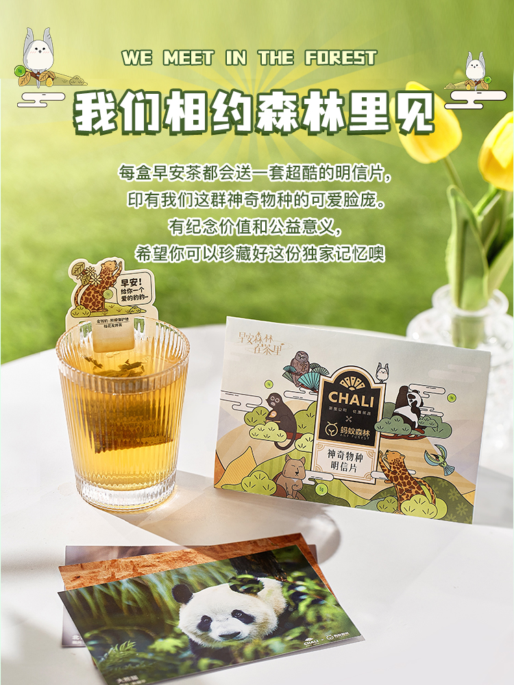 早安茶香，點(diǎn)亮綠色生活——CHALI茶里×螞蟻森林聯(lián)名花果茶體驗(yàn)